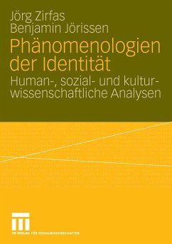 Phänomenologien der Identität (eBook, PDF) - Zirfas, Jörg; Jörissen, Benjamin
