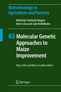 Molecular Genetic Approaches to Maize Improvement (eBook, PDF)