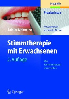Stimmtherapie mit Erwachsenen (eBook, PDF) - Hammer, Sabine S.