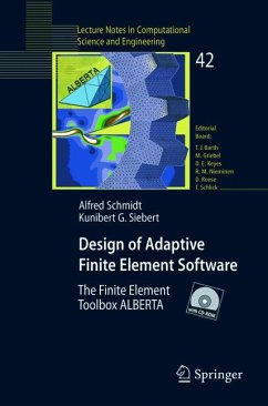 Design of Adaptive Finite Element Software (eBook, PDF) - Schmidt, Alfred; Siebert, Kunibert G.