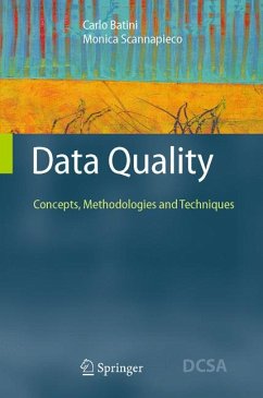 Data Quality (eBook, PDF) - Batini, Carlo; Scannapieco, Monica