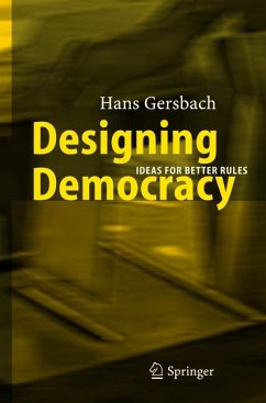 Designing Democracy (eBook, PDF) - Gersbach, Hans A.