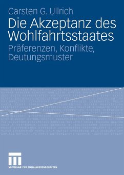 Die Akzeptanz des Wohlfahrtsstaates (eBook, PDF) - Ullrich, Carsten
