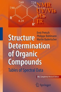 Structure Determination of Organic Compounds (eBook, PDF) - Pretsch, Ernö; Bühlmann, Philippe; Badertscher, Martin