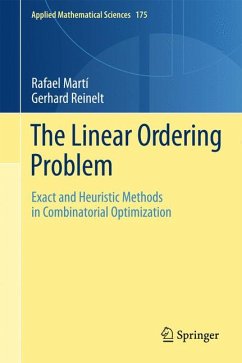 The Linear Ordering Problem (eBook, PDF) - Martí, Rafael; Reinelt, Gerhard
