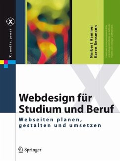 Webdesign für Studium und Beruf (eBook, PDF) - Hammer, Norbert; Bensmann, Karen