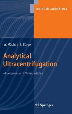 Analytical Ultracentrifugation of Polymers and Nanoparticles (eBook, PDF) - Maechtle, Walter; Börger, Lars