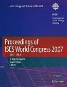 Cover Proceedings of ISES World Congress 2007 (Vol.1-Vol.5) (eBook, PDF)