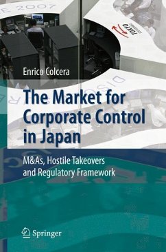 The Market for Corporate Control in Japan (eBook, PDF) - Colcera, Enrico