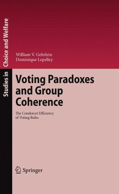 Voting Paradoxes and Group Coherence (eBook, PDF) - Gehrlein, William V.; Lepelley, Dominique
