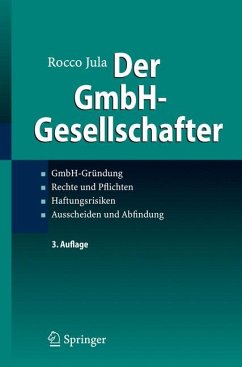Der GmbH-Gesellschafter (eBook, PDF) - Jula, Rocco