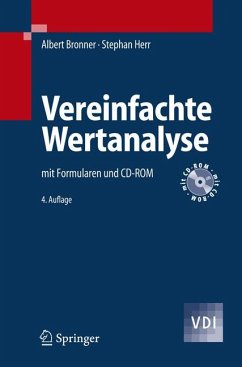 Vereinfachte Wertanalyse (eBook, PDF) - Bronner, Albert; Herr, Stephan