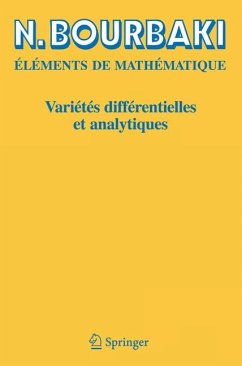 Variétés différentielles et analytiques (eBook, PDF) - Bourbaki, N.