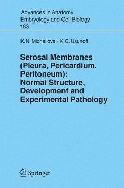 Serosal Membranes (Pleura, Pericardium, Peritoneum) (eBook, PDF) - Michailova, Krassimira N.; Usunoff, K.G.