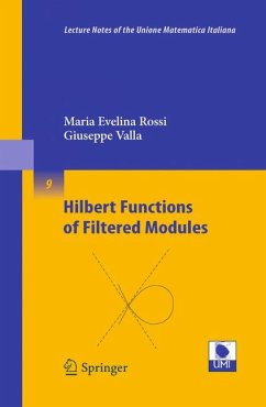 Hilbert Functions of Filtered Modules (eBook, PDF) - Rossi, Maria Evelina; Valla, Giuseppe
