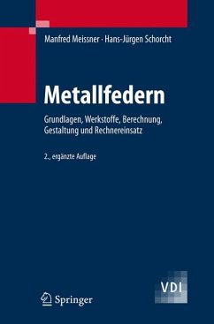 Metallfedern (eBook, PDF) - Meissner, Manfred; Schorcht, Hans-Jürgen