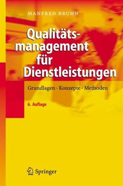 Qualitätsmanagement für Dienstleistungen (eBook, PDF) - Bruhn, Manfred