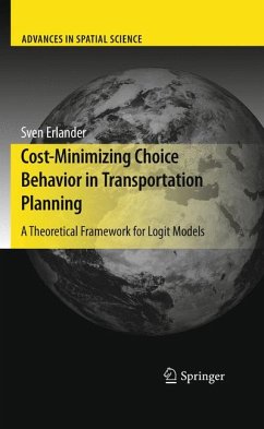 Cost-Minimizing Choice Behavior in Transportation Planning (eBook, PDF) - Erlander, Sven B.