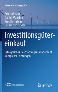 Investitionsgütereinkauf (eBook, PDF) - Hofmann, Erik; Maucher, Daniel; Hornstein, Jens; den Ouden, Rainer