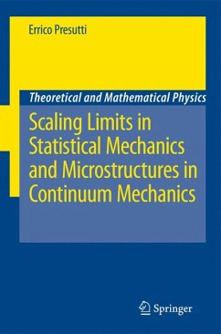 Scaling Limits in Statistical Mechanics and Microstructures in Continuum Mechanics (eBook, PDF) - Presutti, Errico