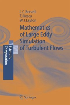 Mathematics of Large Eddy Simulation of Turbulent Flows (eBook, PDF) - Berselli, Luigi Carlo; Iliescu, Traian; Layton, William J.