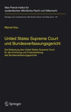United States Supreme Court und Bundesverfassungsgericht (eBook, PDF) - Kau, Marcel