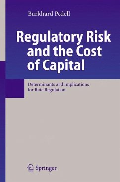 Regulatory Risk and the Cost of Capital (eBook, PDF) - Pedell, Burkhard