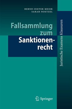 Fallsammlung zum Sanktionenrecht (eBook, PDF) - Meier, Bernd-Dieter; Noetzel, Sarah