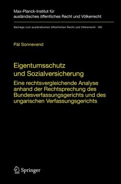 Eigentumsschutz und Sozialversicherung (eBook, PDF) - Sonnevend, Pál