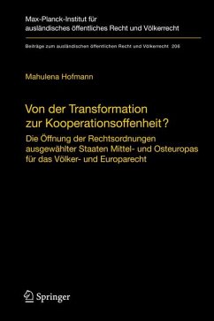 Von der Transformation zur Kooperationsoffenheit? (eBook, PDF) - Hofmann, Mahulena