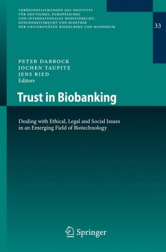 Trust in Biobanking (eBook, PDF)