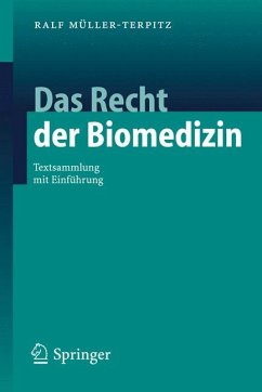 Das Recht der Biomedizin (eBook, PDF) - Müller-Terpitz, Ralf