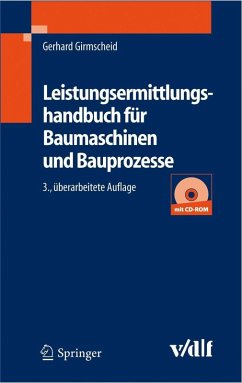 Leistungsermittlungshandbuch für Baumaschinen und Bauprozesse (eBook, PDF) - Girmscheid, Gerhard