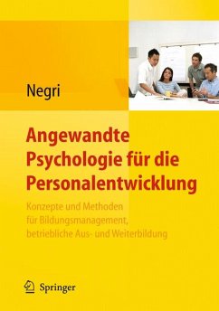 Angewandte Psychologie für die Personalentwicklung. Konzepte und Methoden für Bildungsmanagement, betriebliche Aus- und Weiterbildung (eBook, PDF)