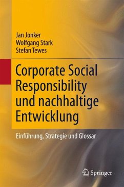 Corporate Social Responsibility und nachhaltige Entwicklung (eBook, PDF) - Jonker, Jan; Stark, Wolfgang; Tewes, Stefan