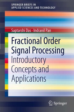 Fractional Order Signal Processing (eBook, PDF) - Das, Saptarshi; Pan, Indranil
