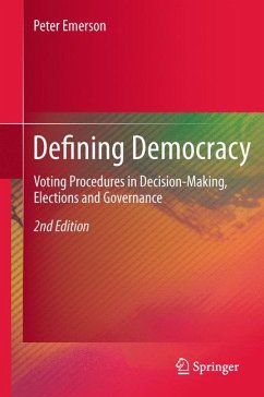 Defining Democracy (eBook, PDF) - Emerson, Peter