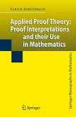 Applied Proof Theory: Proof Interpretations and their Use in Mathematics (eBook, PDF)