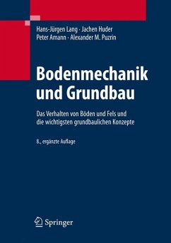 Bodenmechanik und Grundbau (eBook, PDF) - Lang, Hans-Jürgen; Huder, Jachen; Amann, Peter; Puzrin, Alexander M.