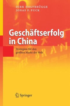 Geschäftserfolg in China (eBook, PDF) - Holtbrügge, Dirk; Puck, Jonas F.