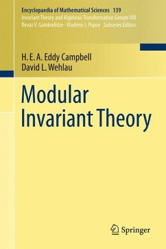 Modular Invariant Theory (eBook, PDF) - Campbell, H.E.A. Eddy; Wehlau, David L.