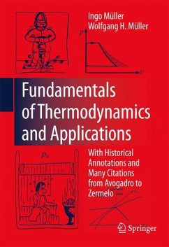 Fundamentals of Thermodynamics and Applications (eBook, PDF) - Müller, Ingo; Müller, Wolfgang H.