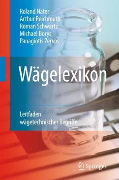 Wägelexikon (eBook, PDF) - Nater, Roland; Reichmuth, Arthur; Schwartz, Roman; Borys, Michael; Zervos, Panagiotis