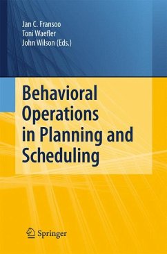 Behavioral Operations in Planning and Scheduling (eBook, PDF)