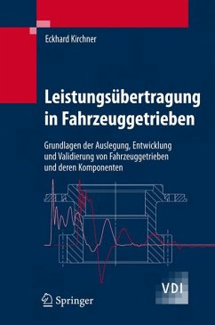 Leistungsübertragung in Fahrzeuggetrieben (eBook, PDF) - Kirchner, Eckhard
