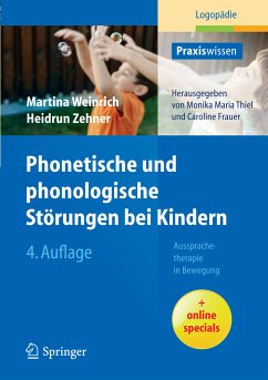 Phonetische und phonologische Störungen bei Kindern (eBook, PDF) - Weinrich, Martina; Zehner, Heidrun