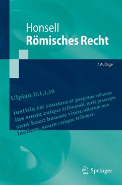 Römisches Recht (eBook, PDF) - Honsell, Heinrich