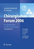 Chirurgisches Forum 2006 für experimentelle und klinische Forschung (eBook, PDF)