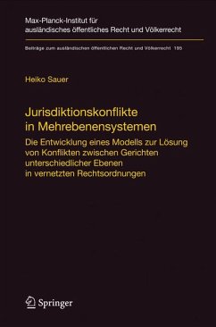 Jurisdiktionskonflikte in Mehrebenensystemen (eBook, PDF) - Sauer, Heiko