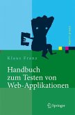 Handbuch zum Testen von Web-Applikationen (eBook, PDF)